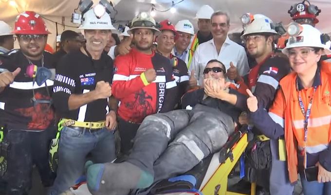 Video: Júbilo! Rescatan mineros en Cerro Maimón